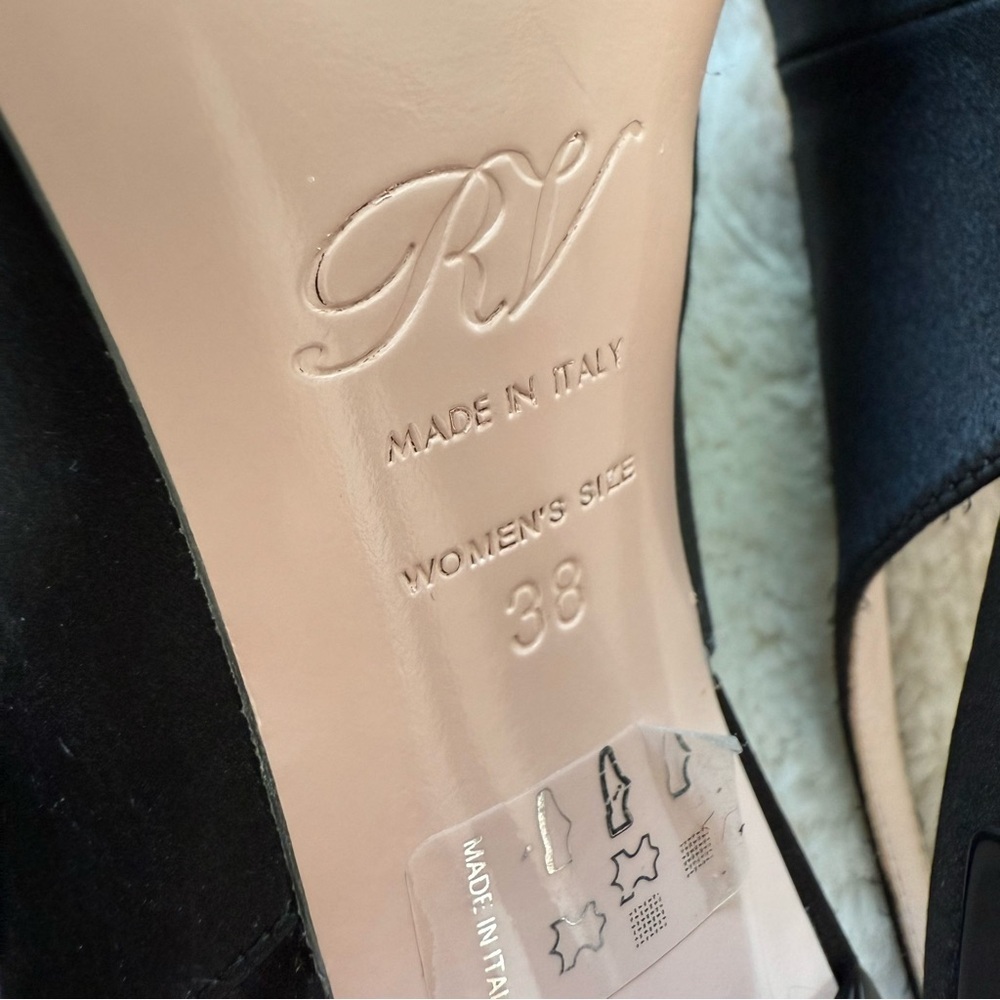 Roger Vivier Rose High Heel Sandals size 38 EU Authentic - Picture 9 of 10